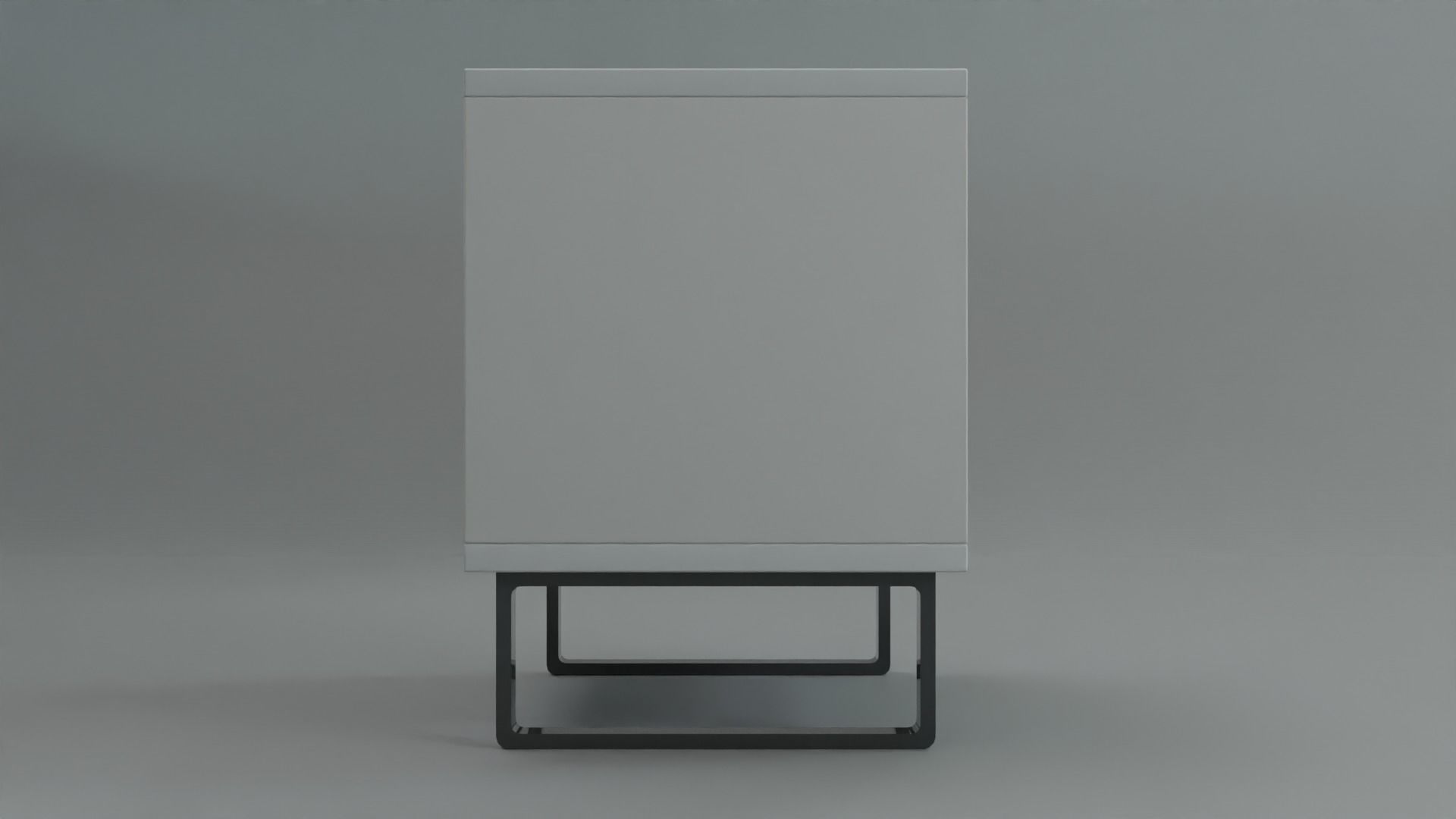 White Mobican Ophelia Style Night Table 3D Model 3D model_4