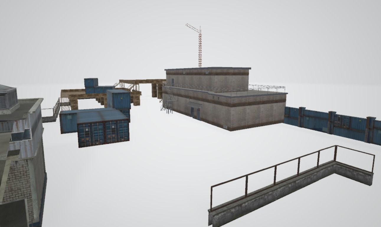 free fire 3d building model Low-poly 3D model_2