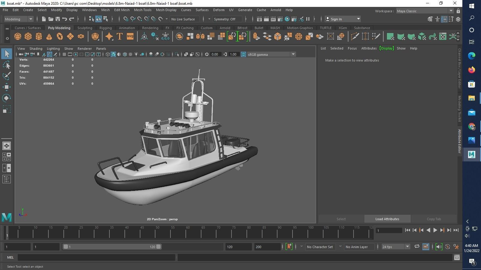 Naiad Sea Search and Rescue 3D print model_1