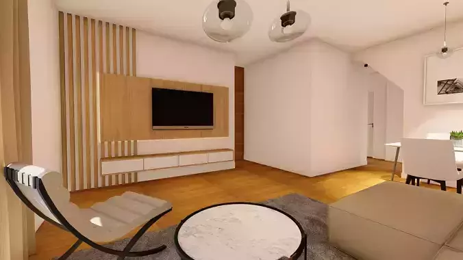 Apartament minimaist interior