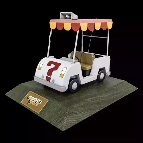 Gravity Falls Golf Car