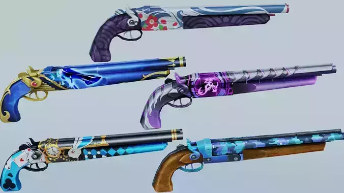 M1873 Rifle Game Weapon 5x