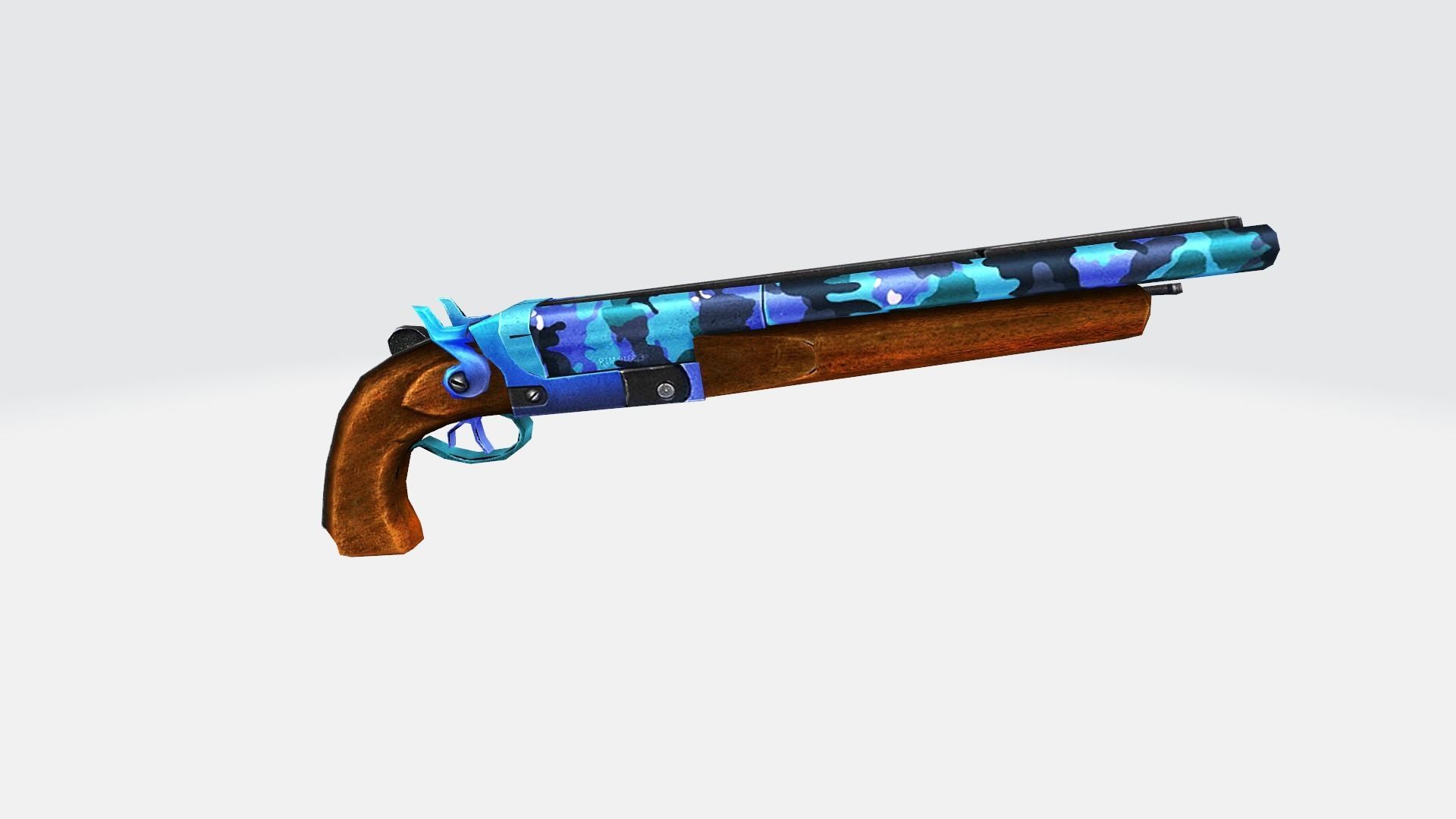 M1873 Rifle Game Weapon 5x 3D model_13