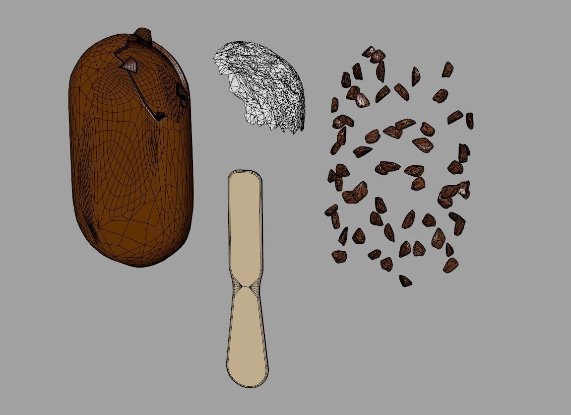 Ice Cream Bar 3D model_9