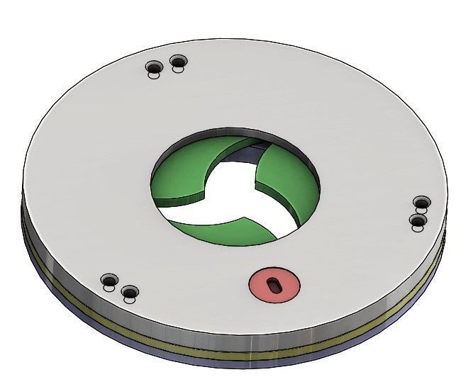 3DP3BLROD30A mechanical shutter Iris mechanism diy part 3D print model_11