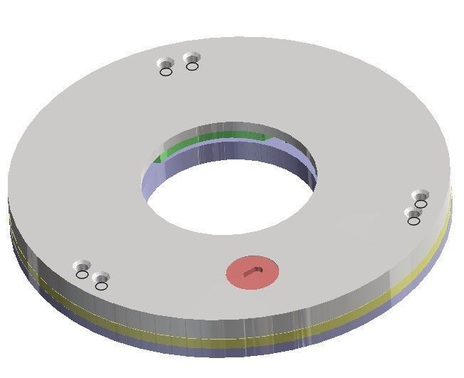 3DP3BLROD30A mechanical shutter Iris mechanism diy part 3D print model_6