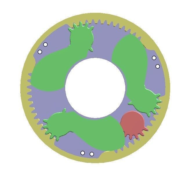 3DP3BLROD30A mechanical shutter Iris mechanism diy part 3D print model_7