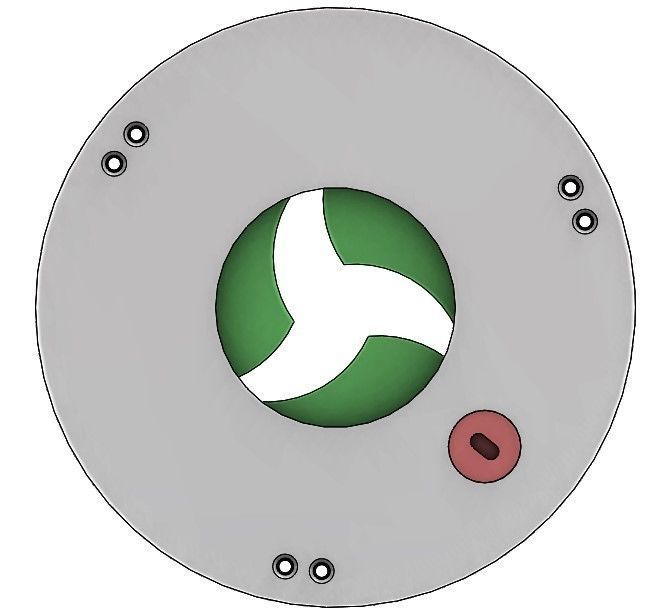 3DP3BLROD30A mechanical shutter Iris mechanism diy part 3D print model_3