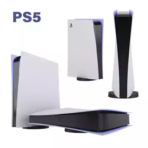 PS5 PlayStation 5 3D model