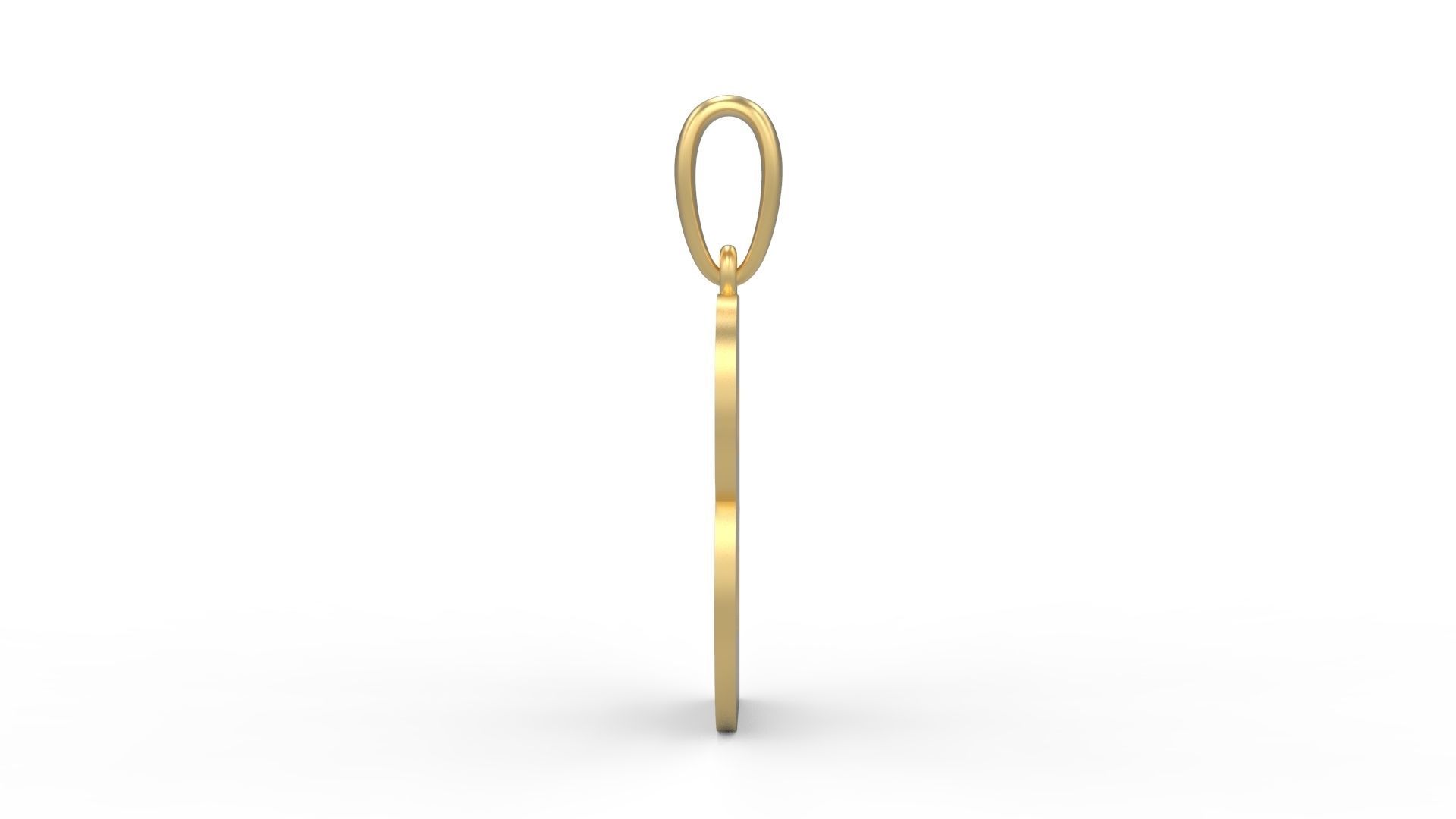 Initial Letters Pendant Aldivaro B 3D print model_2