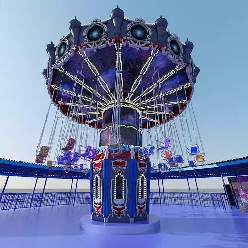 Chair Swing Ride 3D model
