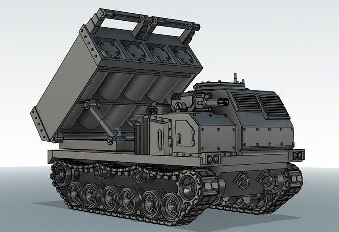 Multiple Launch Rocket System 3D print model