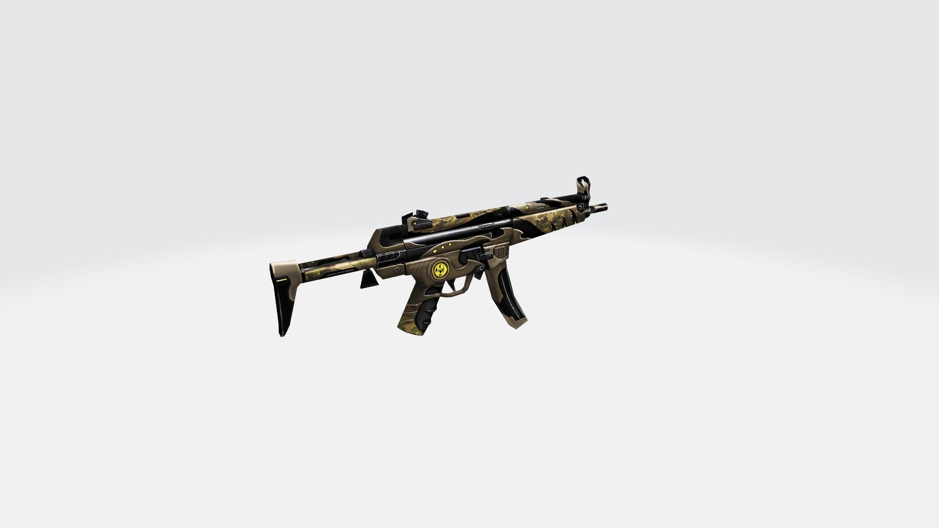 MP5 Rifle Game Weapon 26x 3D model_17