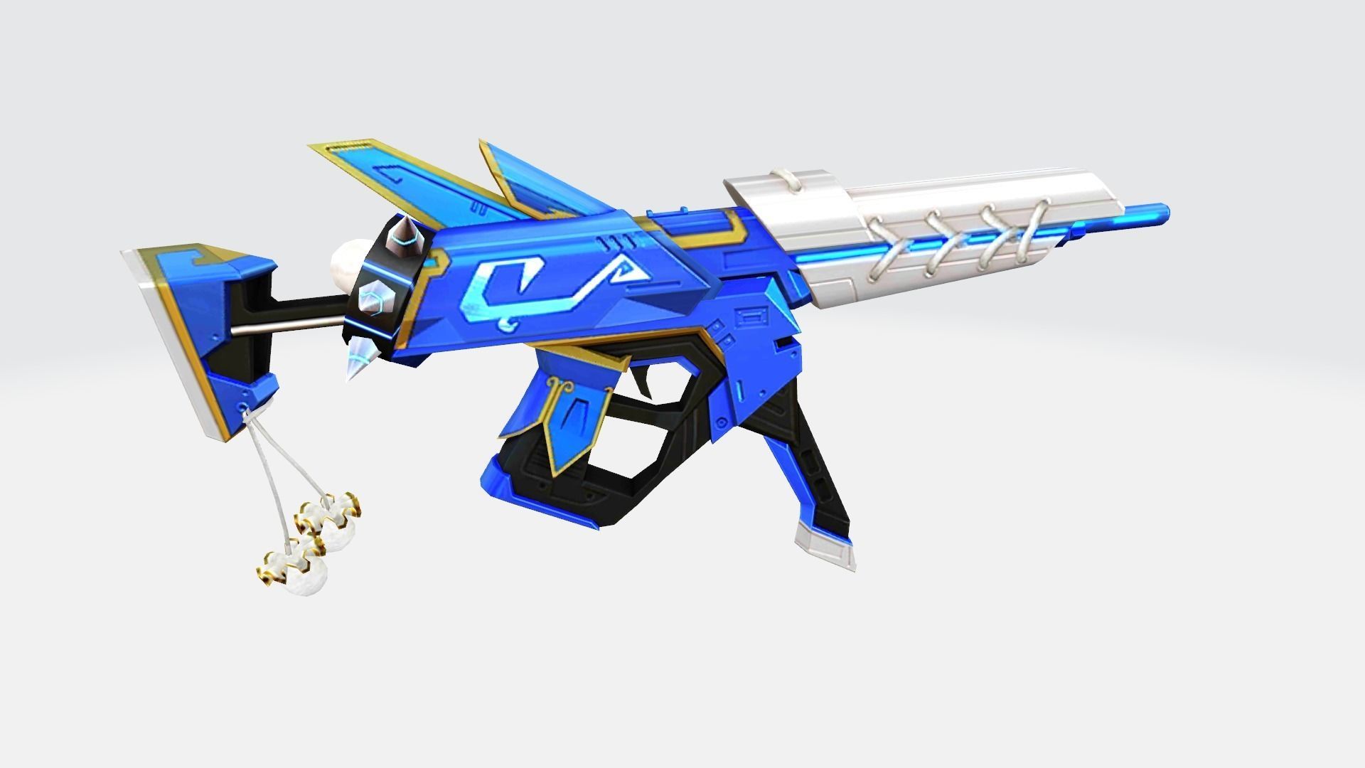 MP5 Rifle Game Weapon 26x 3D model_53