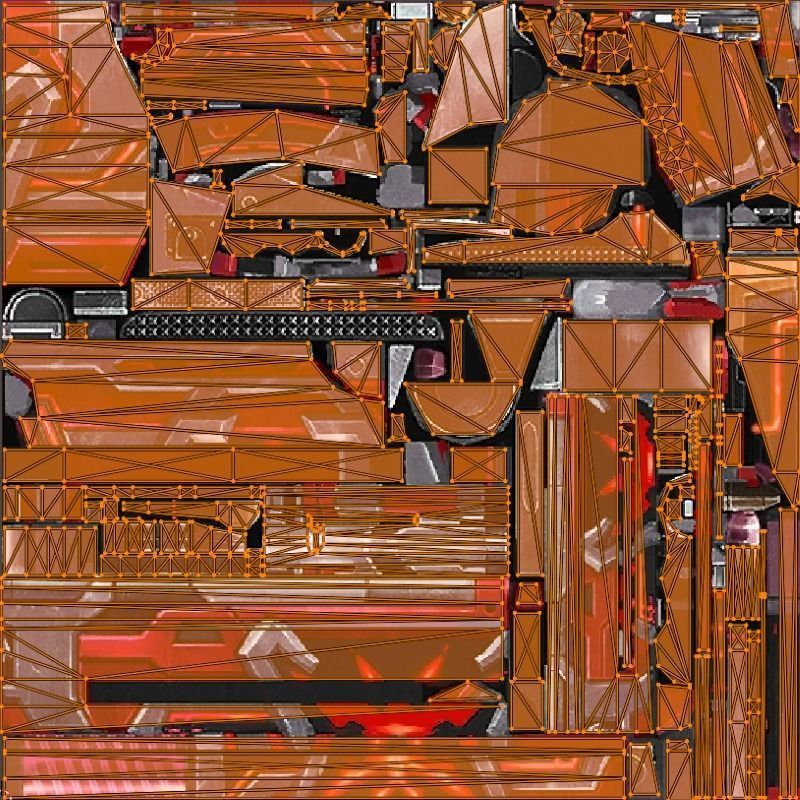 MP5 Rifle Game Weapon 26x 3D model_4