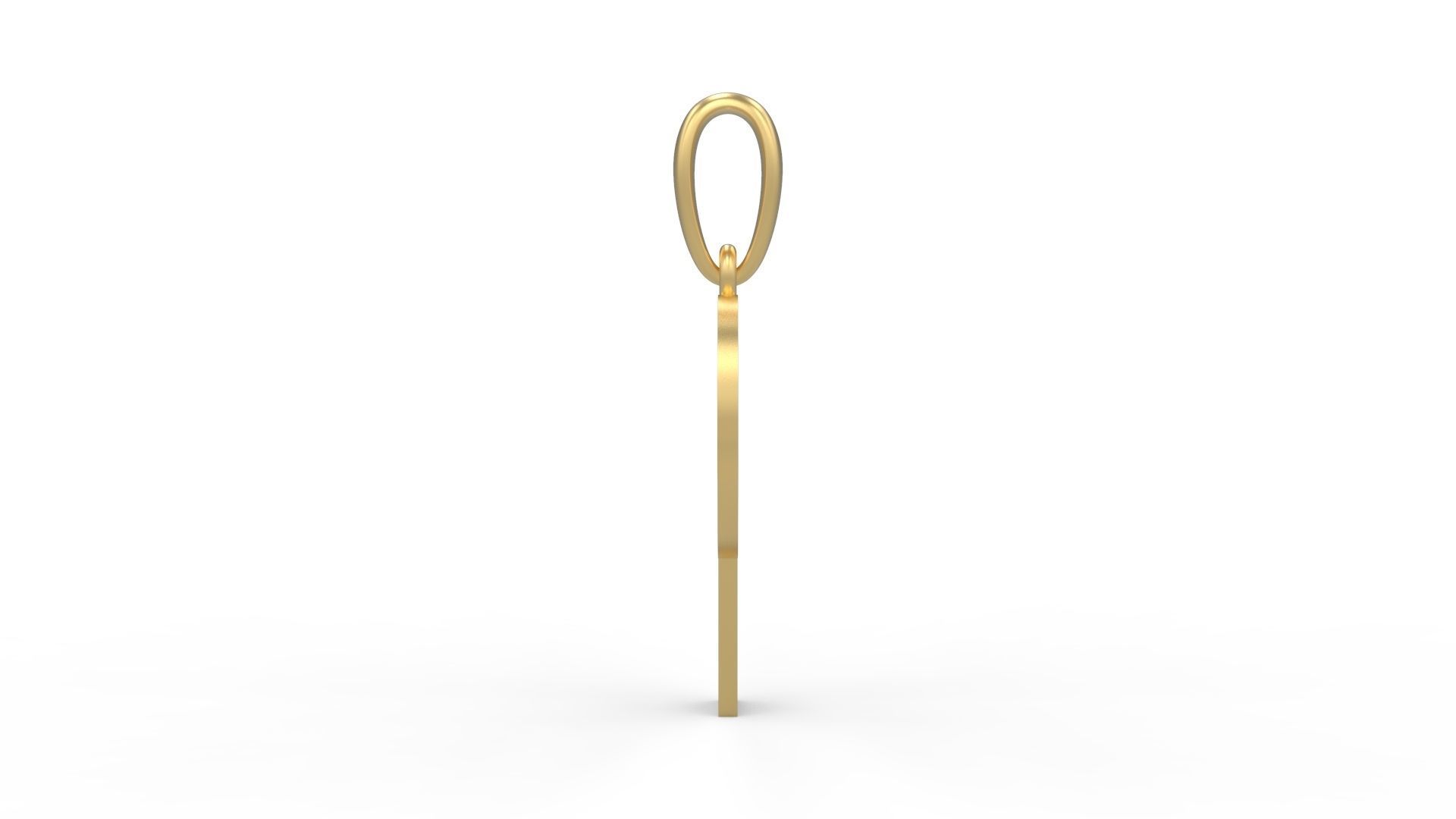 Initial Letters Pendant Aldivaro P 3D print model_2