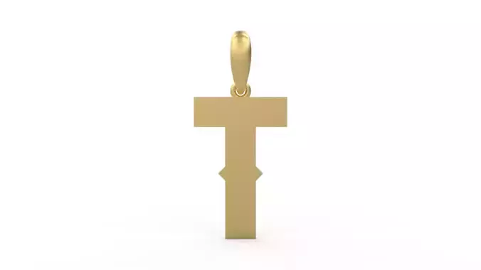 Initial Letters Pendant Aldivaro T