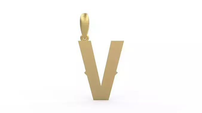 Initial Letters Pendant Aldivaro V