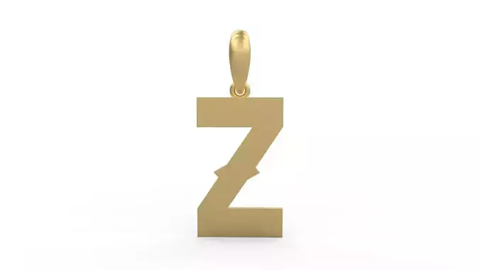 Initial Letters Pendant Aldivaro Z