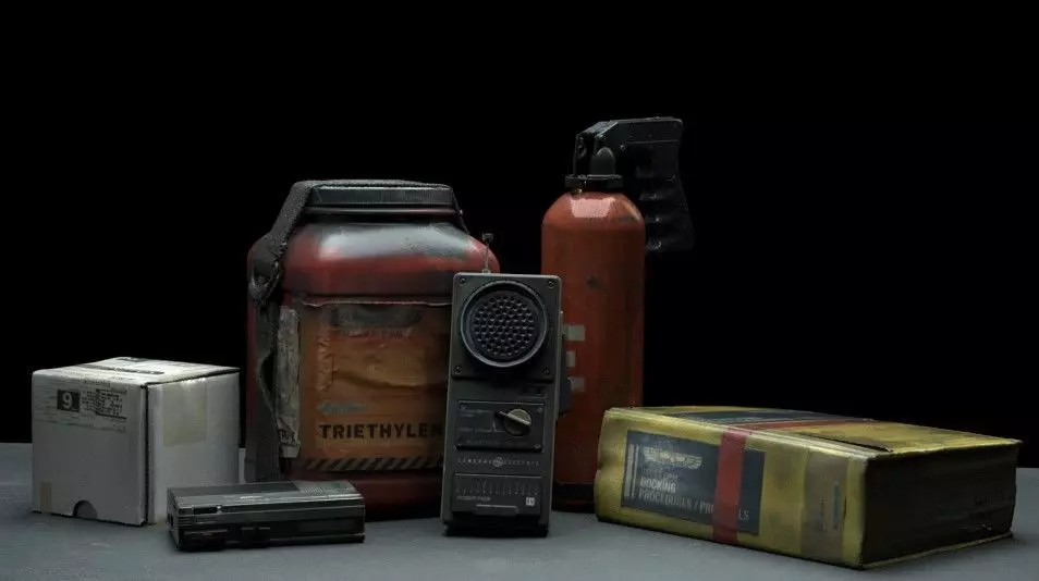 Scifi Prop 3d Scans Pack 1 3D model