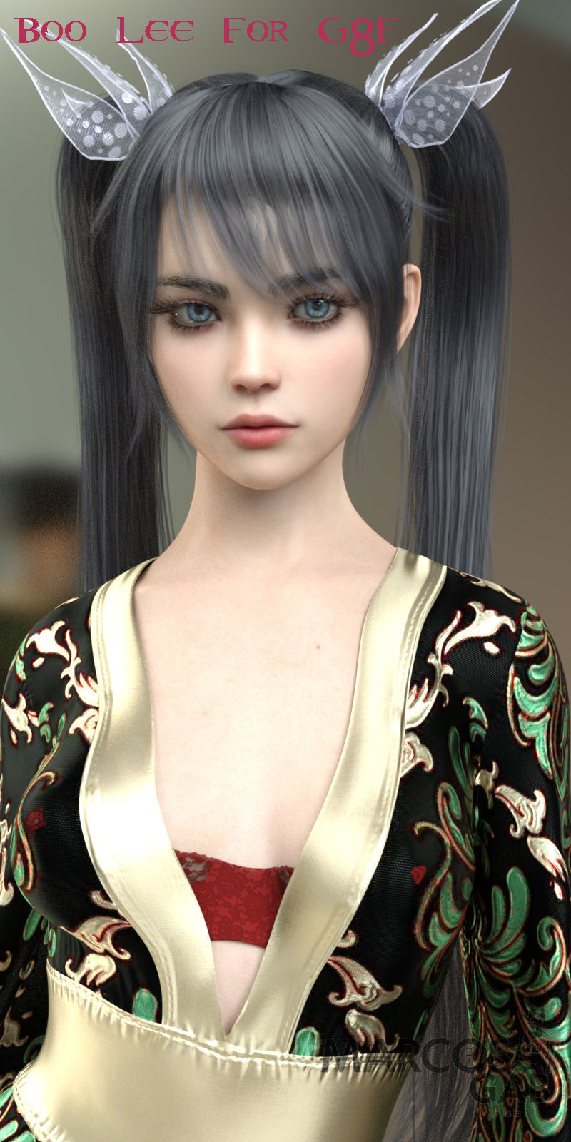 Boo Lee for Genesis 8 Female 3D model_1