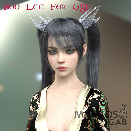 Boo Lee for Genesis 8 Female 3D model