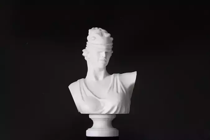 Themis law bust 3d printing