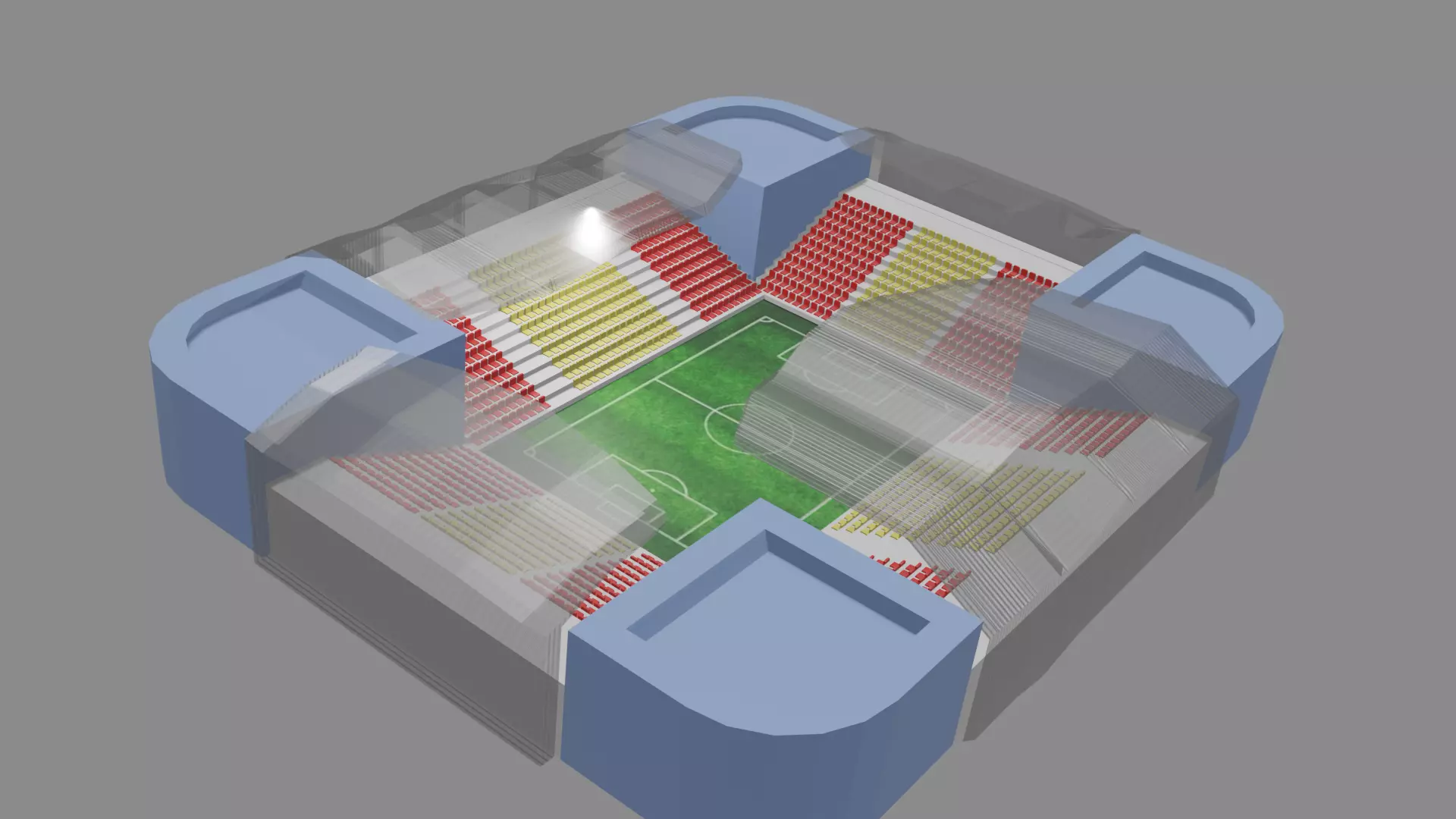 FOOTBALL STADIUM 3D model_0