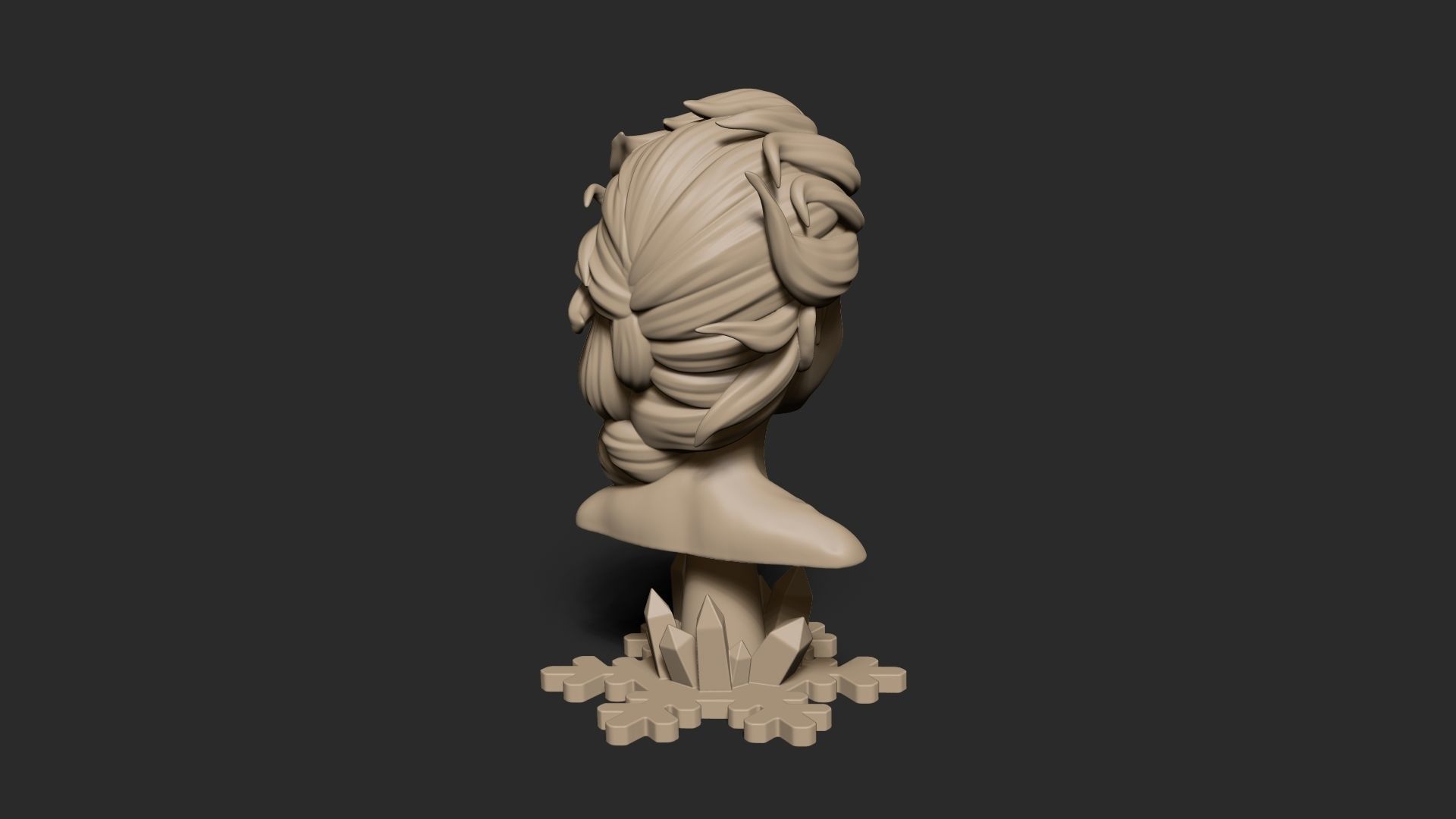 Elsa Bust - 3D Print Model 3D print model_8