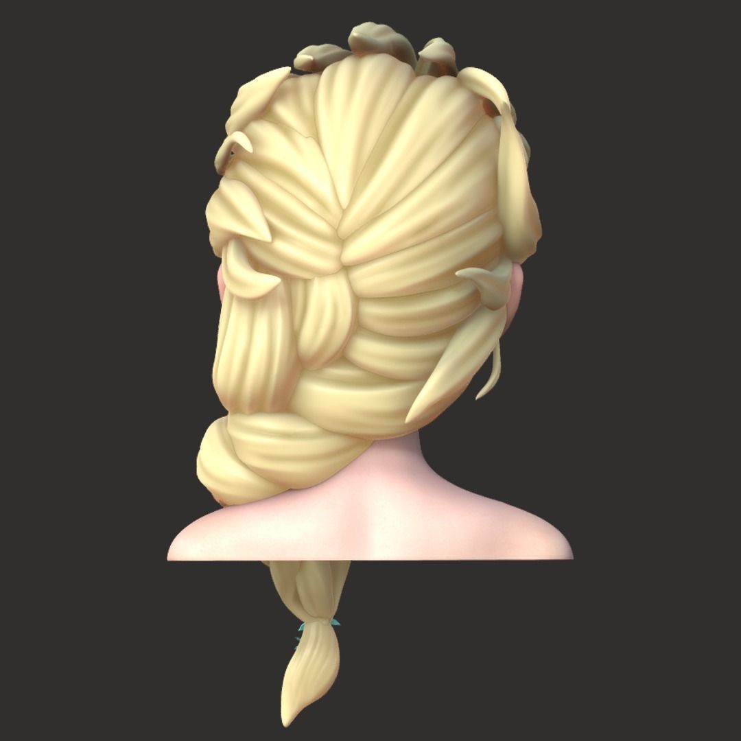 Elsa Bust - 3D Print Model 3D print model_10