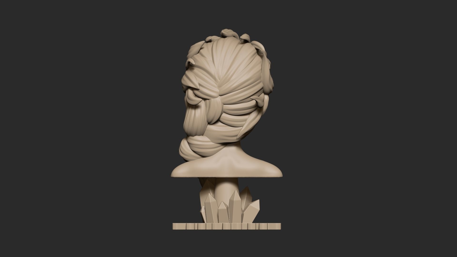 Elsa Bust - 3D Print Model 3D print model_4