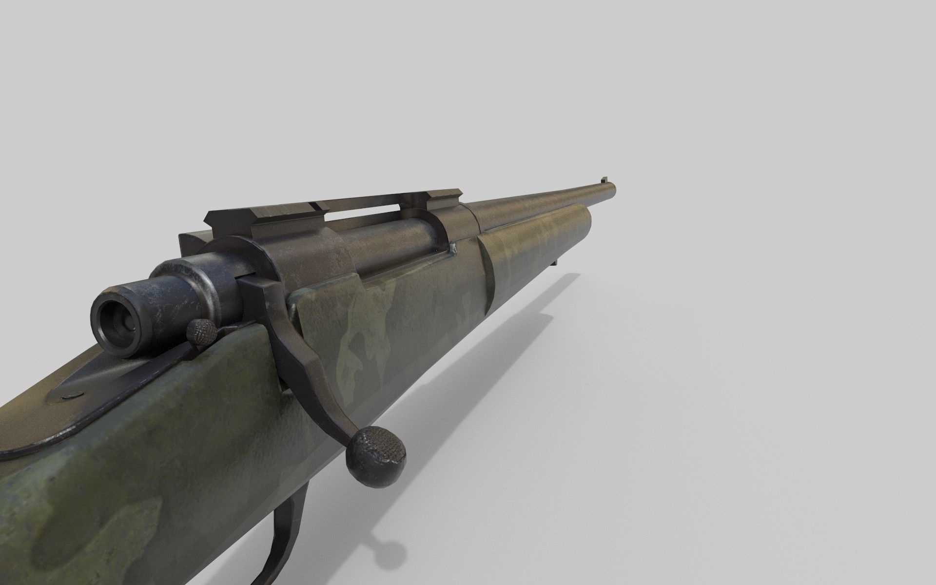 M24 Sniper Rifle Low-poly 3D model Low-poly 3D model_4