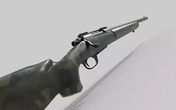 M24 Sniper Rifle Low-poly 3D model Low-poly 3D model