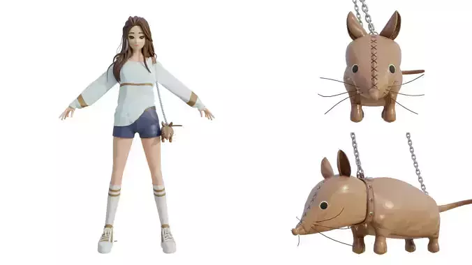 Cute brown bag v13 no character 