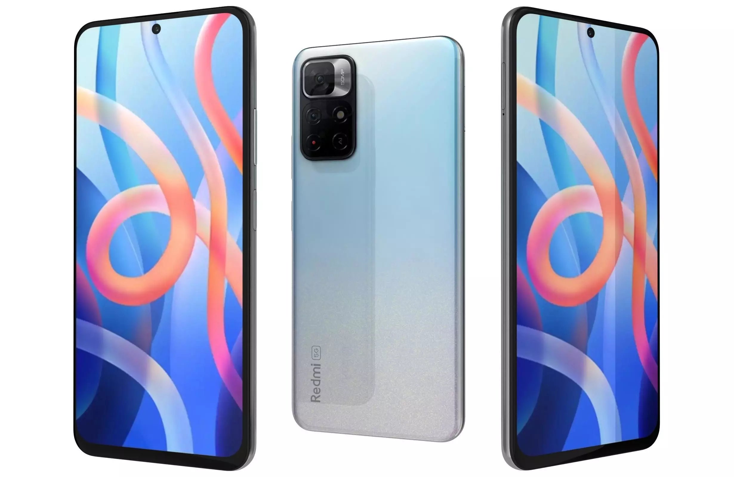 Xiaomi Redmi Note 11 Stardust White 3D model_0