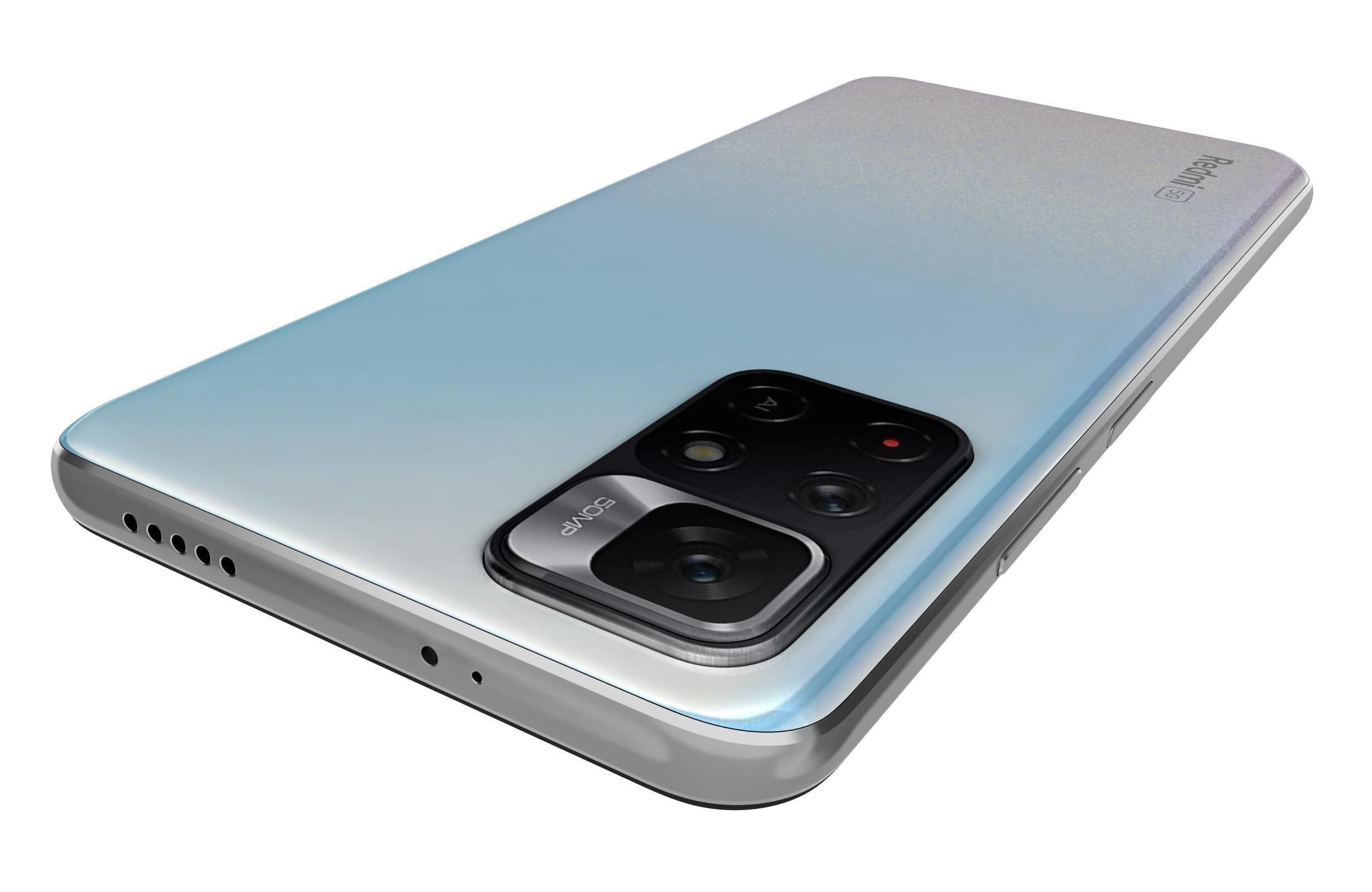 Xiaomi Redmi Note 11 Stardust White 3D model_15