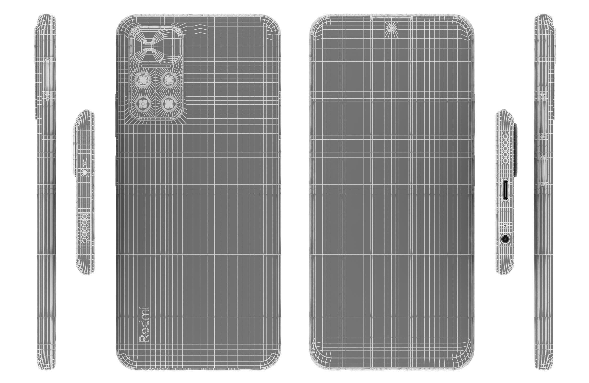 Xiaomi Redmi Note 11 Stardust White 3D model_16