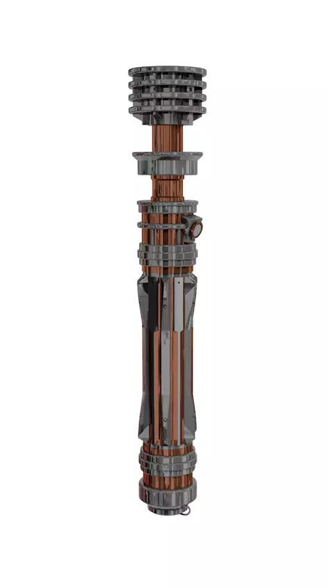 Star Wars Leias lightsaber 3D print model_0