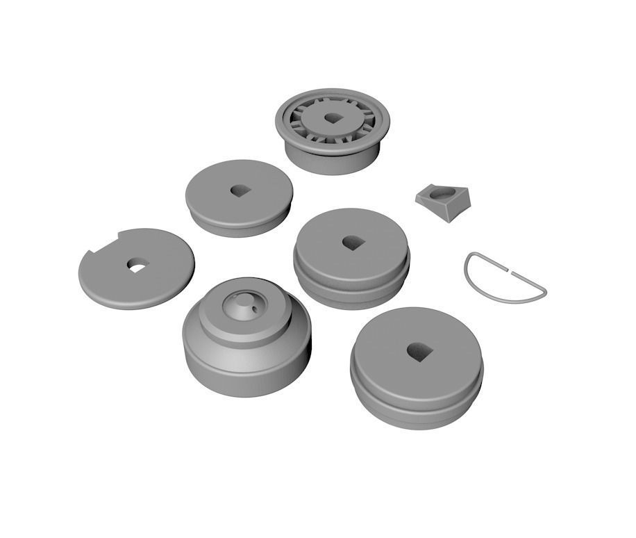 Star Wars Leias lightsaber 3D print model_5