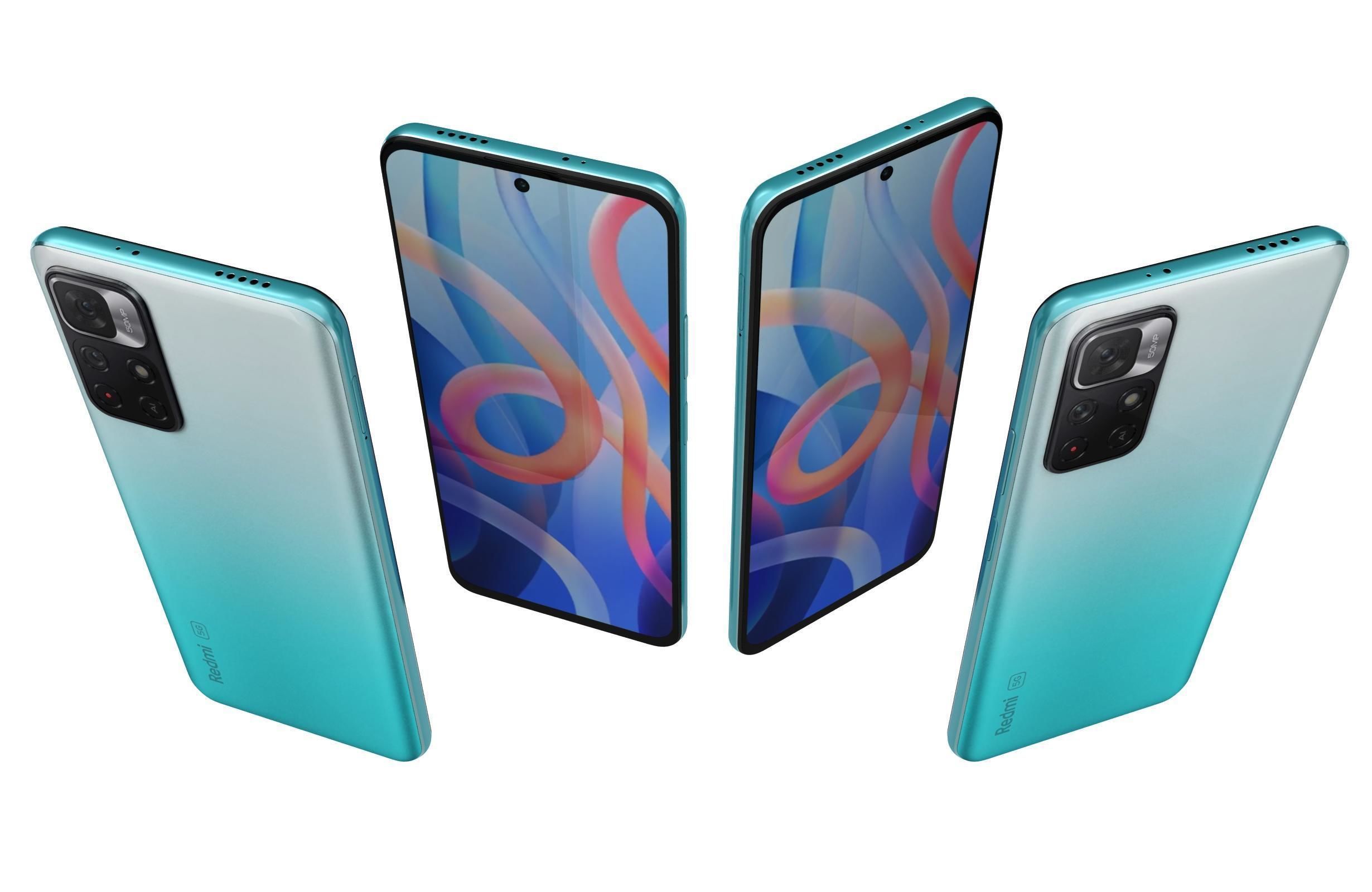 Xiaomi Redmi Note 11 All Colors 3D model_36