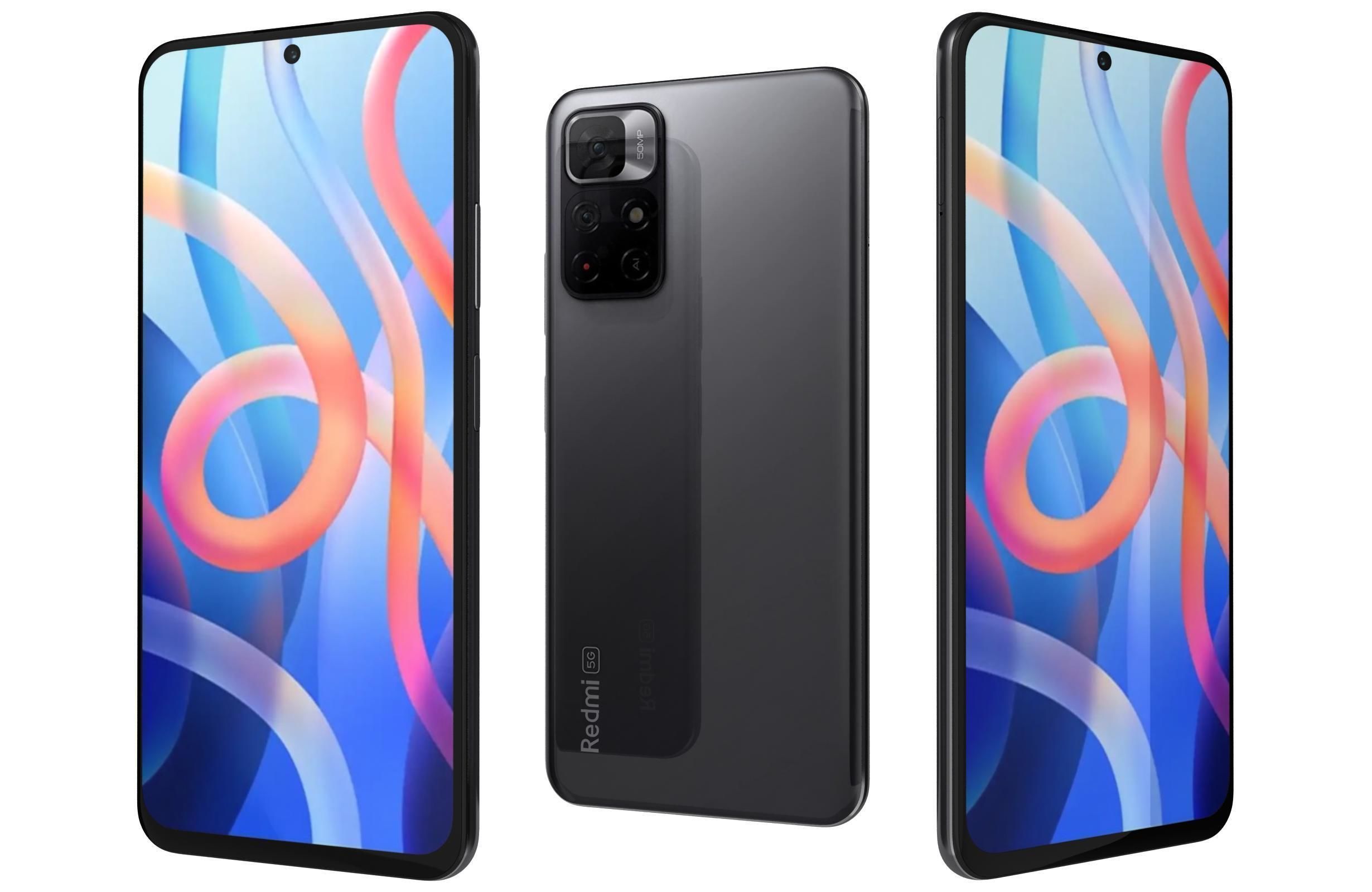 Xiaomi Redmi Note 11 All Colors 3D model_1