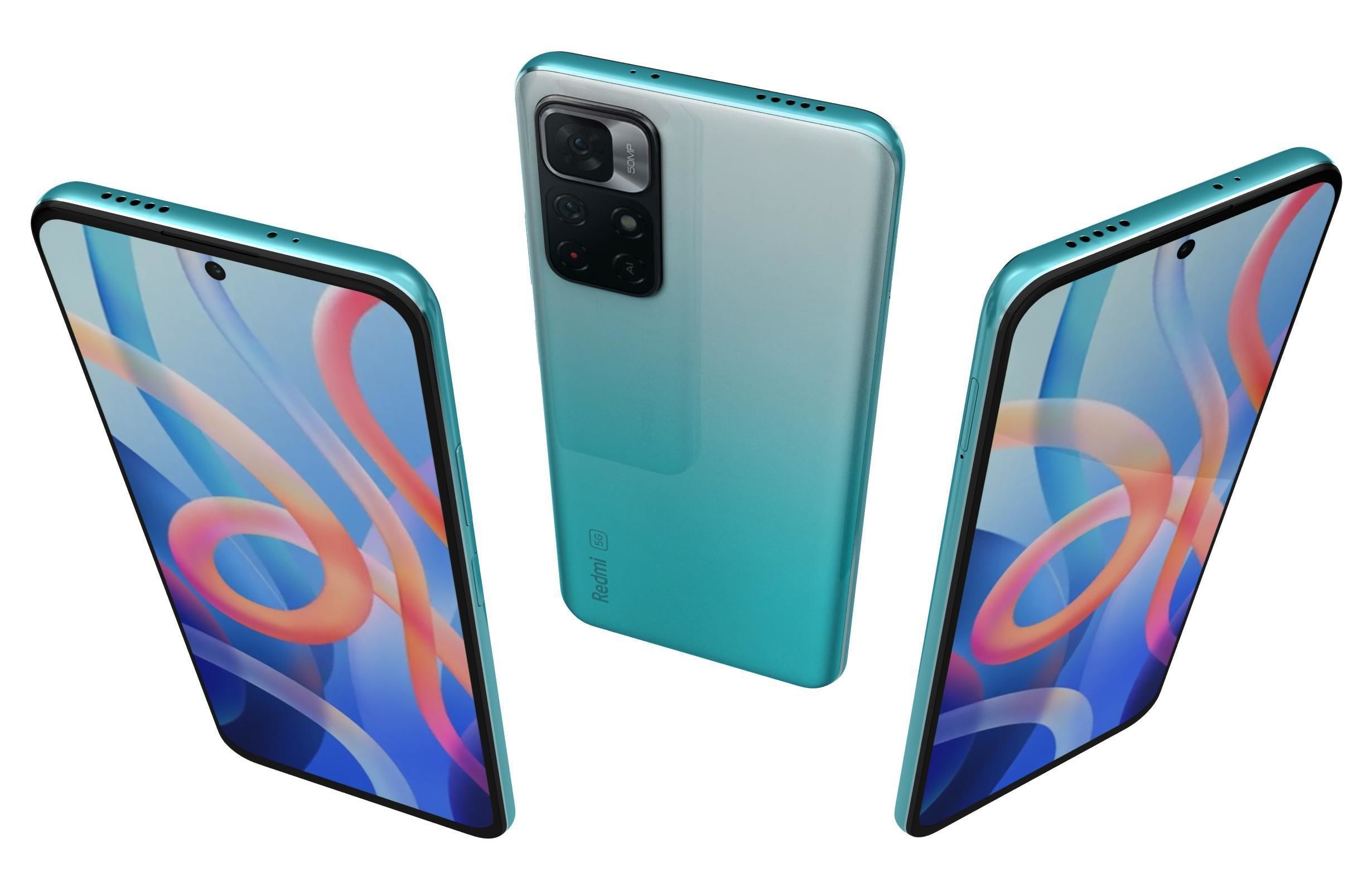 Xiaomi Redmi Note 11 All Colors 3D model_27