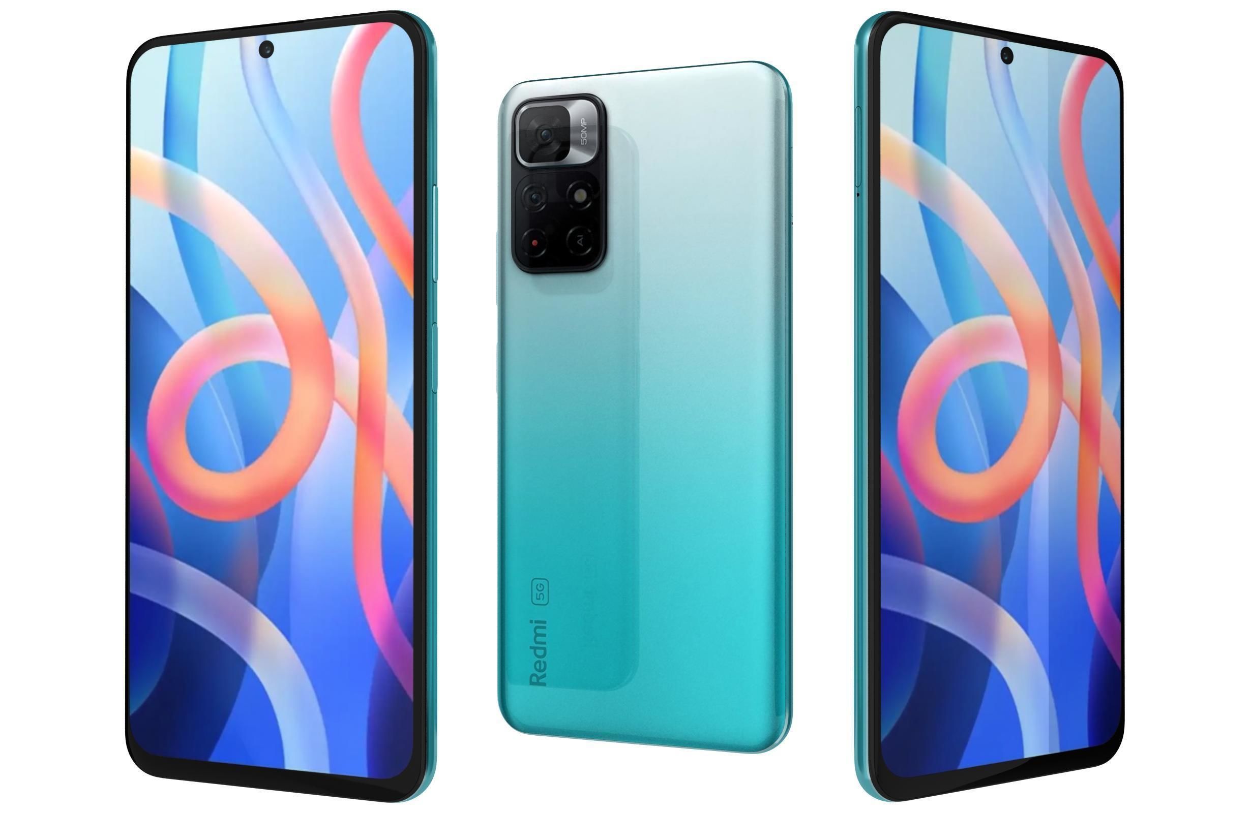 Xiaomi Redmi Note 11 All Colors 3D model_3