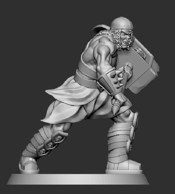 Orc Miniature Free 3D print model_2