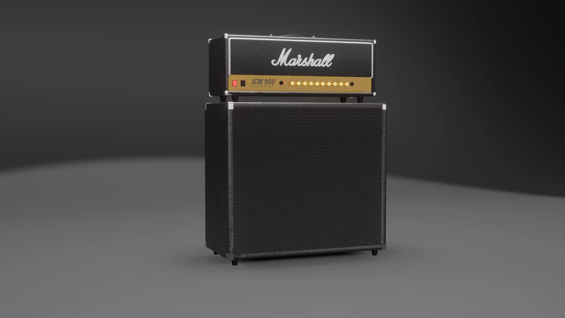 Marshall JCM 900 Guitar amplifier 3D model_0