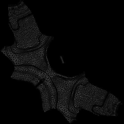 Female Nacked Rigged character 3D model_32