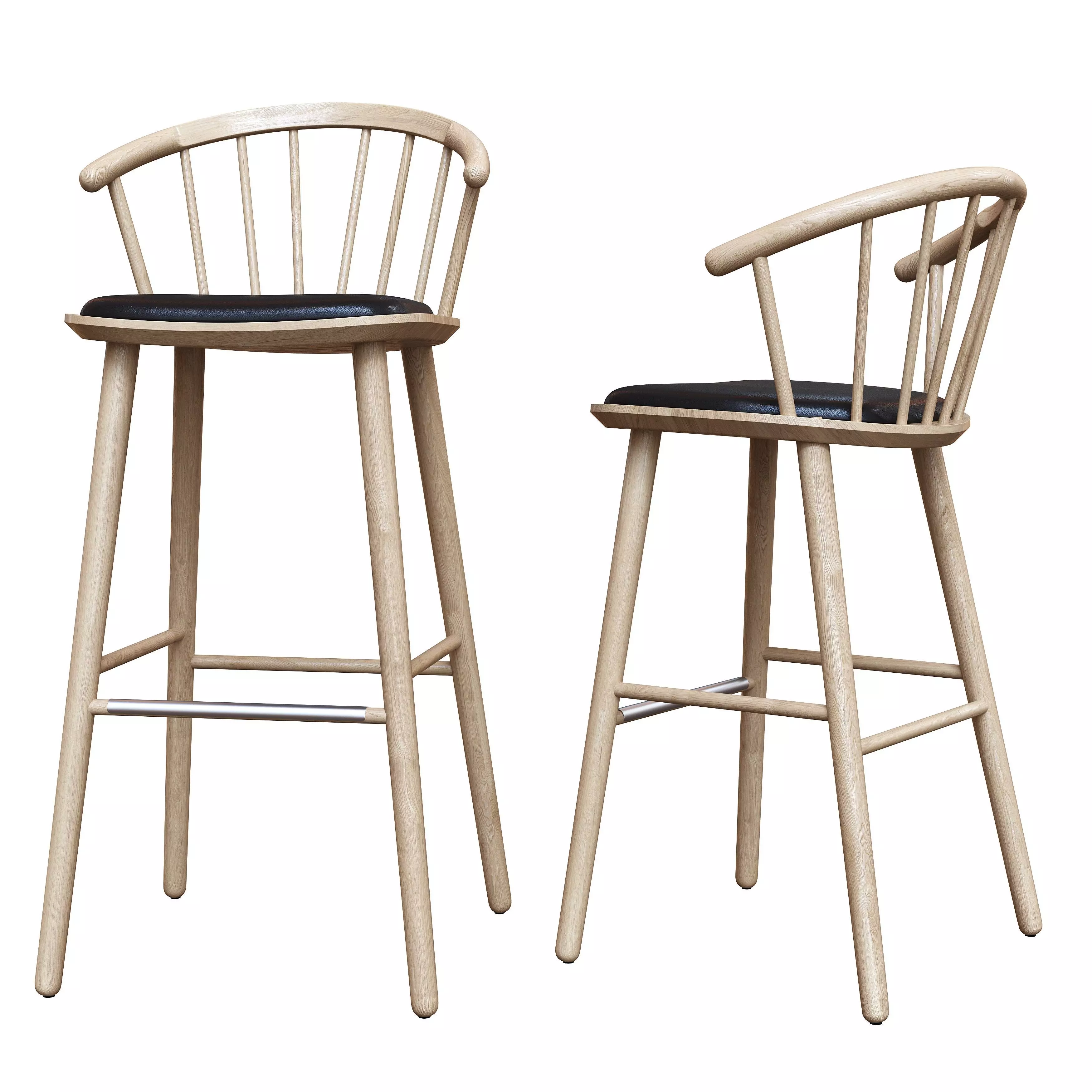 Bolia Sleek Hight Low Barstool 3D model
