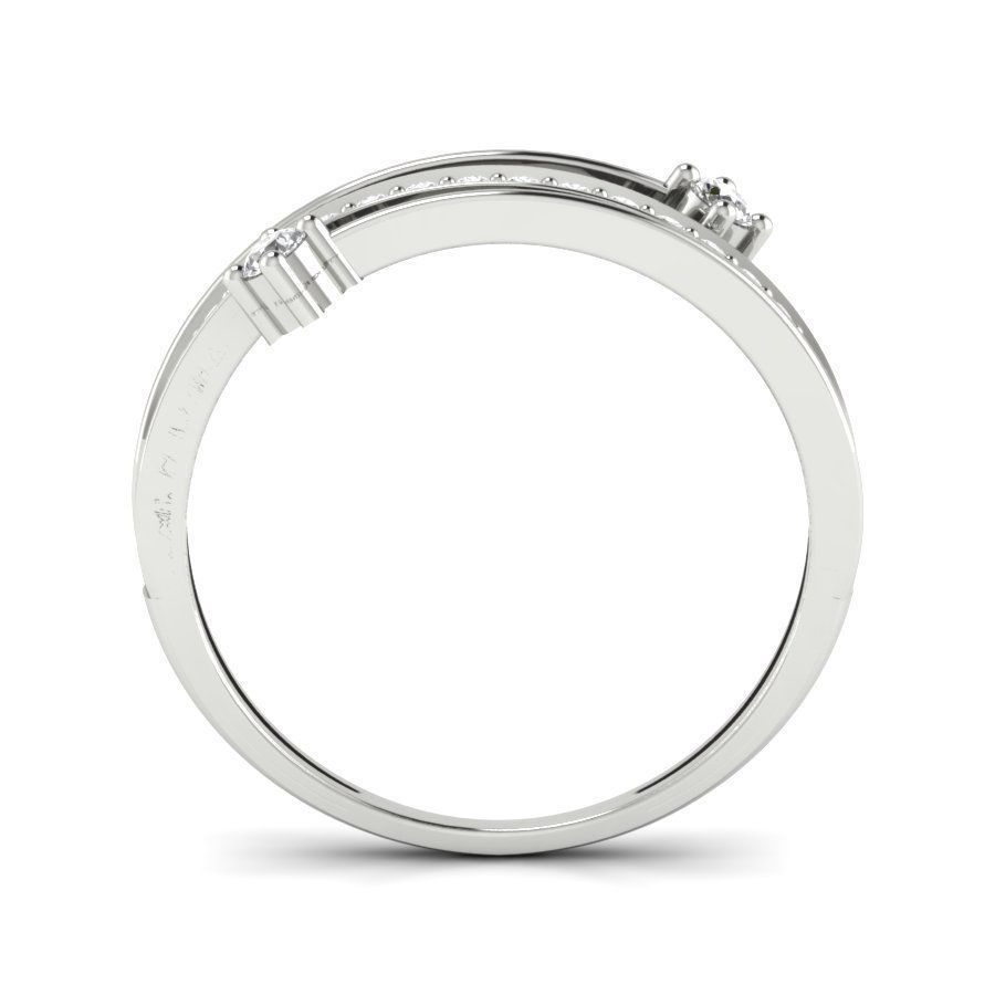 Solitaire Engagement Ring 3D print model 3D print model_15