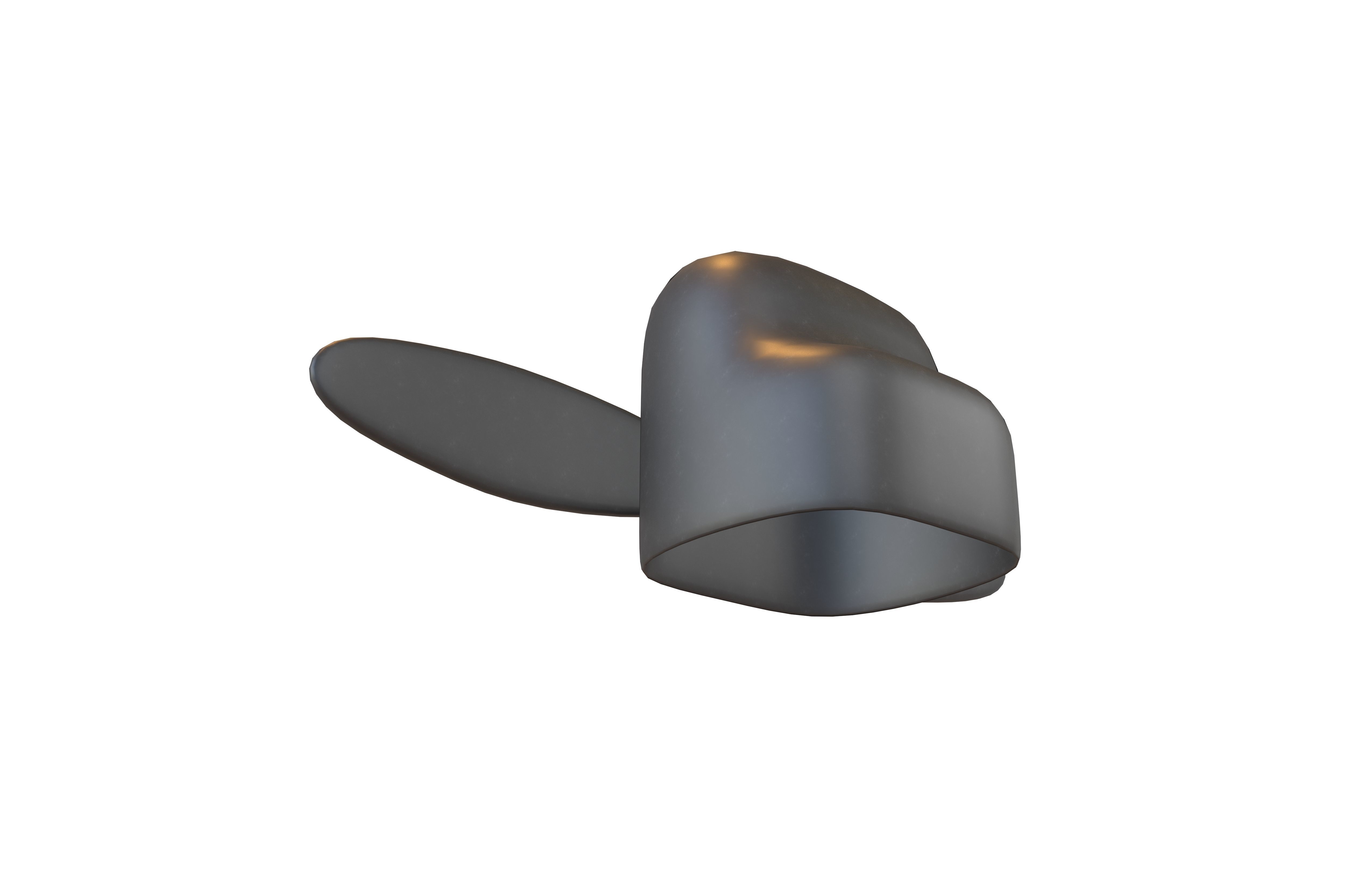 Futou Hat v1 001 Low-poly 3D model_3