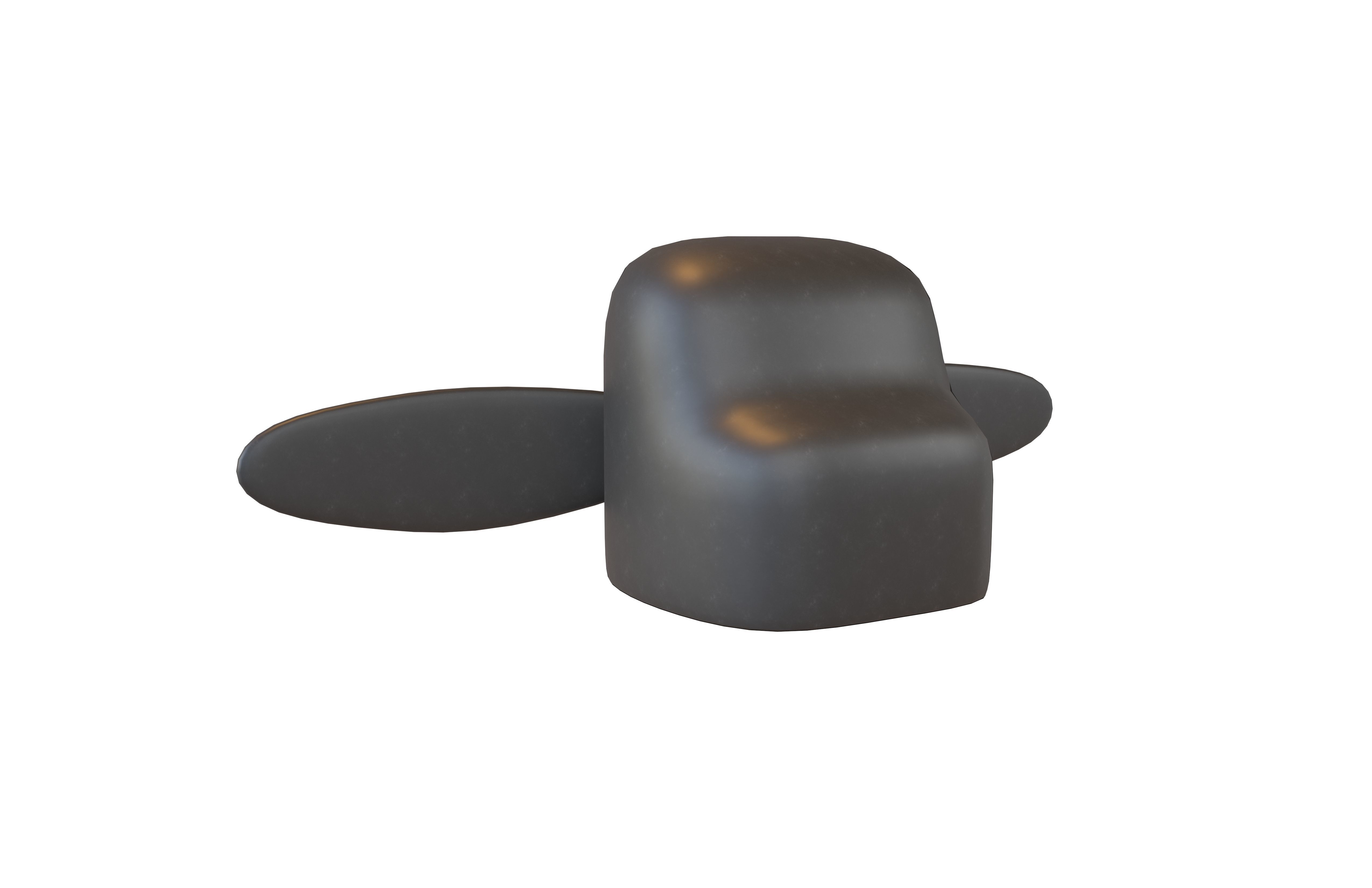 Futou Hat v1 001 Low-poly 3D model_1